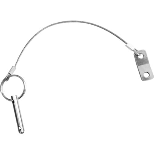 Stainless Steel Bimini Top Boat Deck Hinge Quick Release Ball Pin W/ Lanyard