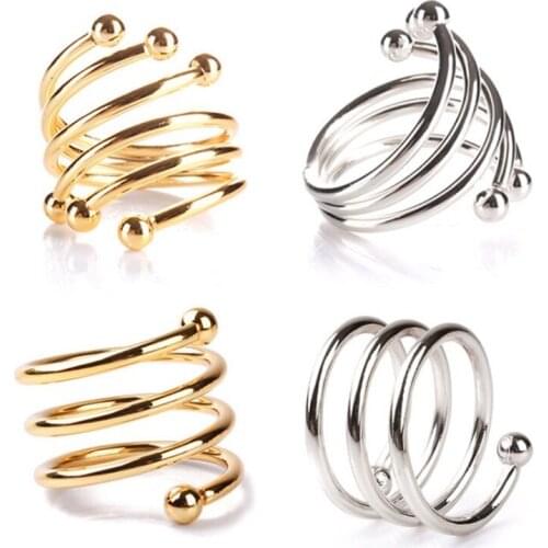 Pteris Flowers Napkin Holder Table Dinner Towel Decoration For Wedding Christmas Party Hotel Banquet Silver Gold