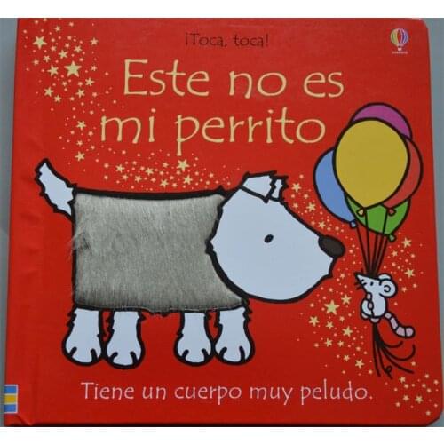 Parent Child Kids Baby Spanish Book Early Education Enlightenment Cute Picture Learning Reading Cardboard Book Age 0 -3