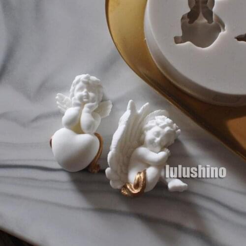 Little Angel Cake Fondant Mold Creative DIY Chocolate Silicone Mold Practical Baking Accessories Cake Decorating Tools