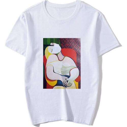 Mona Lisa Aesthetic Harajuku T Shirt Women Ullzang Vintage Graphic T-shirt Funny Cartoon 90s Tshirt Korean Style Top Tees Female