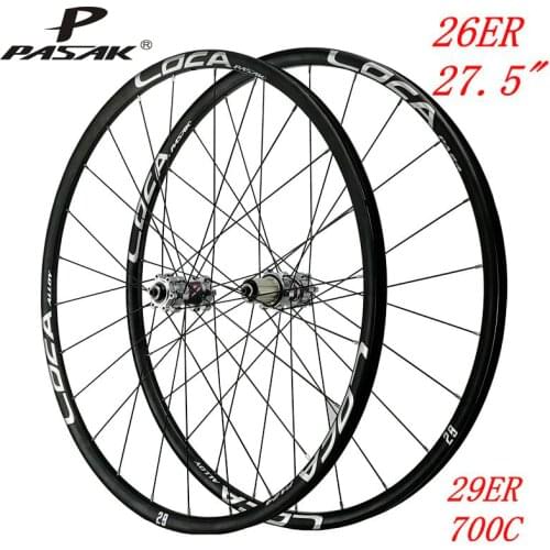 26/27.5/29inch mountain bike bicycle wheel 24H draw 4 bearing japan hub super smooth 700c disc road wheels reflective logo Rim