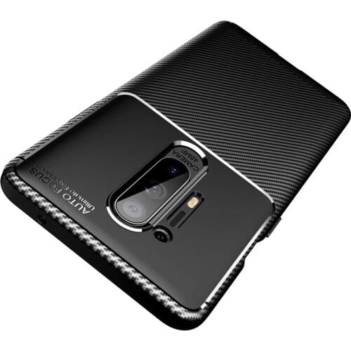 HATOLY Carbon Fiber Cover For Oneplus 8 Pro Case Oneplus 6 6T 7T Pro Ultra Thin Phone Case For Oneplus 8 Pro One Plus8 Pro Cover