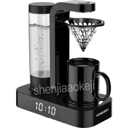 Coffee machine Clock automatic American drip office mini coffee pot machine Household Hand punch coffee machine 220v 600w 1pc