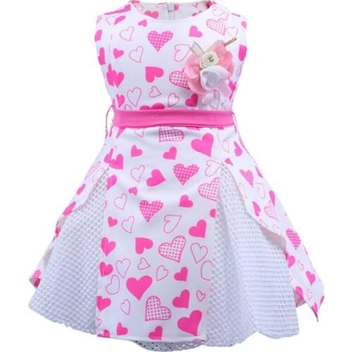 Summer Dress Children Flower Sleeveless Clothes Princess Evening Party Wedding Dresses Elegent Tutu Vestidos