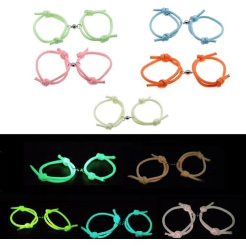 Magnetic Couple Bracelets for Boyfriend Girlfriend Long Distance Love Friendship Best Friend Sister Mutual Attraction