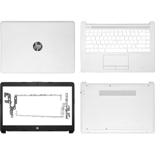 NEW Laptop LCD Back Cover/Front Bezel/Hinges/Bottom Case For HP 14-CM 14-CK 14-DG 240 245 246 G7 L44056-001 L23491-001 White