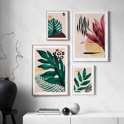 Plant Rich Bamboo Landscape Poster Nordic Style Waterproof Ink Canvas Print Painting Modern Living Room Bedroom Decoration