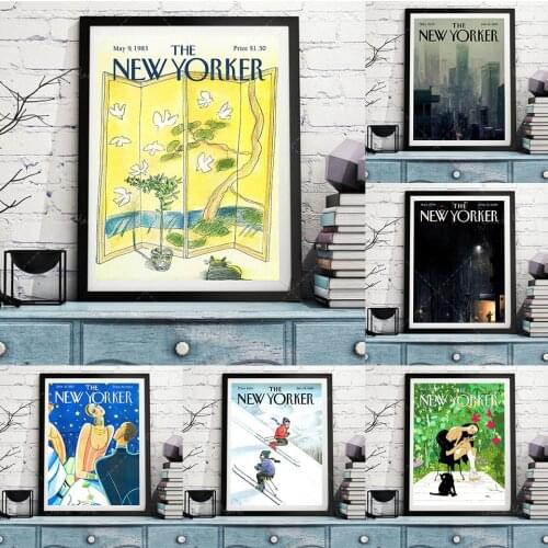 Poster and Prints The New Yorker 1926 January 16 Magazine Cover Canvas Painting Wall Art For Living Room Home Decor
