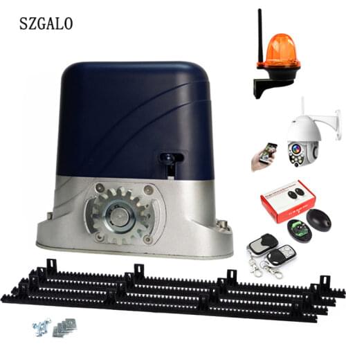 Gear Rack Driven Sliding Gate Opener for House Gates Popular home door opener Closer with Automatic closing system Nylon rails