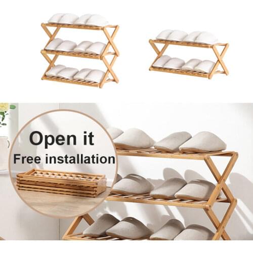 2/3 Tier Plant Stand Shelf Foldable Shoe Rack Storage Organizer for Home Garden Patio AUG889