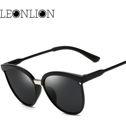 LeonLion 2021 Brand Designer Cat Eye Sunglasses Women Luxury Plastic Sun Glasses Classic Retro Outdoor Gafas De Sol Mujer UV400