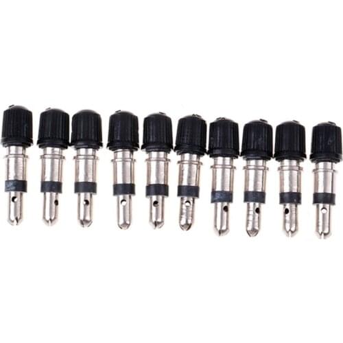 10 Pcs Bicycle Nozzle German Removable Core Without Tubeless Copper Tubes Hot Favorable