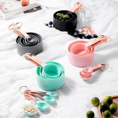 4Pcs Multi-purpose Measuring Spoons And Cup Cooking Tools PP Baking Accessories Teaspoon Coffee Sugar Scoop Kitchen Gadgets