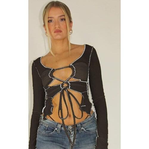 2020 Elegant Blouse Shirt Women Autumn Mesh Puff Sleeve Solid Knitted Vintage Shirts Office Ladies Shirts Tops Slim Fit Blusas