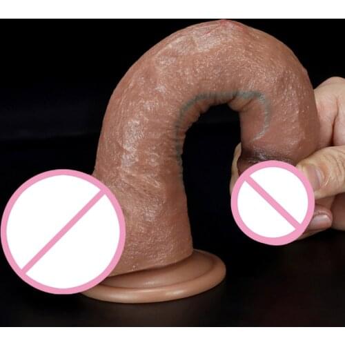 Women Sex Toys Silicone Realistic Dildo Soft Skin Feel Artificial Penis G Spot Stimulate Orgasm Anal Big Dick Goods For Adult