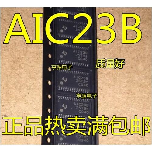 10 PCS Tlv320aic23b tlv320aic23bpwr screen printing aic23b audio codec chip