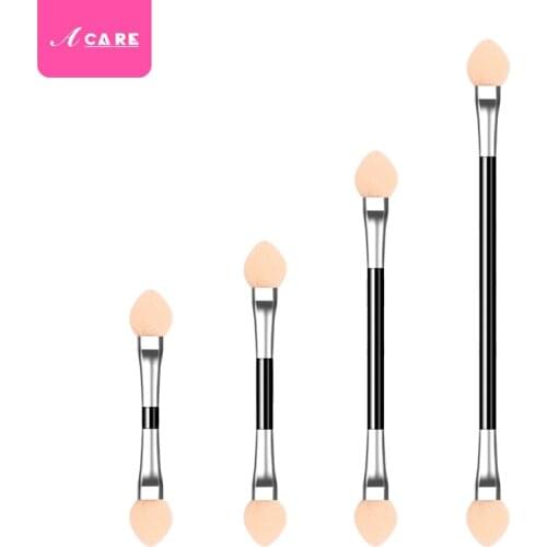 Acare 12PC Eyeshadow Applicator Sponge Eye Shadow Brushes Make Up Tool Double Ended Make Up Supplies Portable Brush