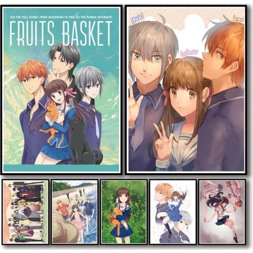 5D Diamond Painting Diamond Mosaic Diamond Embroidery Anime Fruits Basket diamond paint Cross Stitch Kit Home Decor