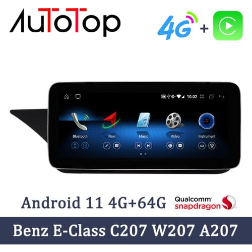 AUTOTOP Car GPS Navigation Multimedia Player For Mercedes Benz E Class Coupe W207 A207 C207 2009-2015 RHD LHD Radio Audio Unit