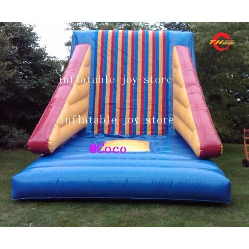 Free air ship to door,outdoor Attractive Adults kids Stick Wall Inflatable Jump Wall Inflatable Sticky Wall For Sale