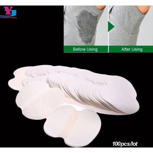 100Pcs ( 50pairs ) Armpit Sweat Pads Underarm Summer Disposable Absorbing Anti Perspiration Deodorant Unisex Shield Wholesale