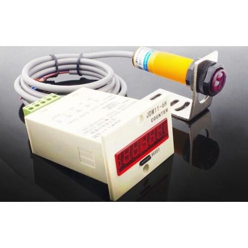 15CM 6-36V DC Photoelectric Switch Proximity Sensor Counter For Assembly line