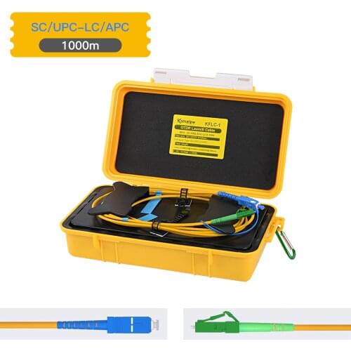 G652D SM 1310/1550nm OTDR Dead Zone Eliminator, Fiber Optic OTDR Launch Cable Box for 1000m