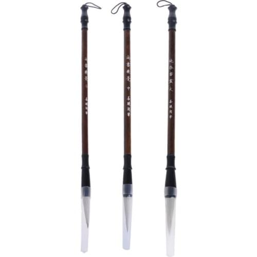 YYDS 1PC Chinese Calligraphy Brushes Pen Wolf Sheep Hair Writing Brush Wooden Handle