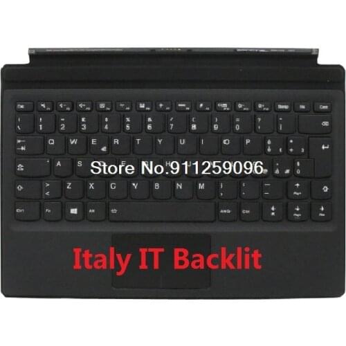 Keyboard For Lenovo Miix 510-12ISK 510-12IKB 510-12 Portugal PO Italy IT France FR Japanese JP 5N20M13861 Tablet Folio Backlit