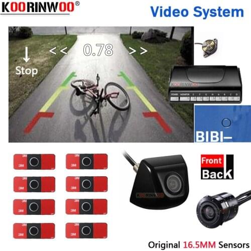 Koorinwoo Parkmaster Car parking sensor Video Parking Assistance Night vision bumper Camera Circle Rear blind spot sensor Buzzer