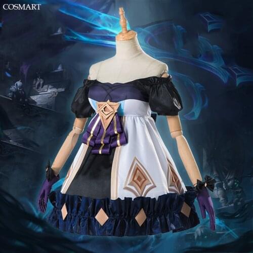 LOL Gwen The Hallowed Seamstress Lolita Dress Uniform Cosplay Costume Halloween Party Suit For Women NEW 2021 Hot Game