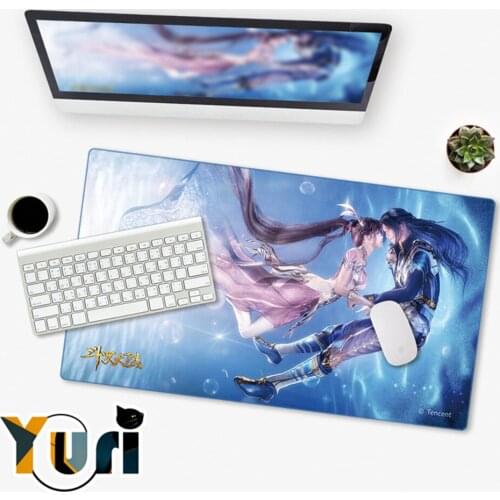 Anime The Land Of Warriors Douluo Continent Tang San Xiao Zhan Xiao Wu Mouse Mat Mouse Pad Table Mat Game Gift C