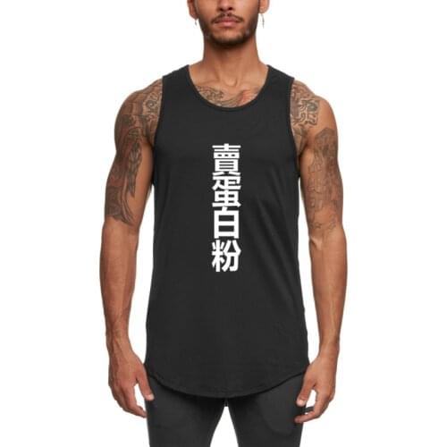 New Gym Fitness Casual Workout Summer Sports Mesh Tank Top Men Fashion Clothing Bodybuilding Singlets Sleeveless Quick Dry Vest