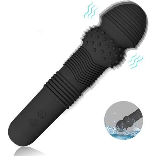 Powerful 7 Speeds Vibrators Wand Massager Vibratiing Sex Toys For Women Vaginal Butt Plug Silicone Sex Products Masturbatior