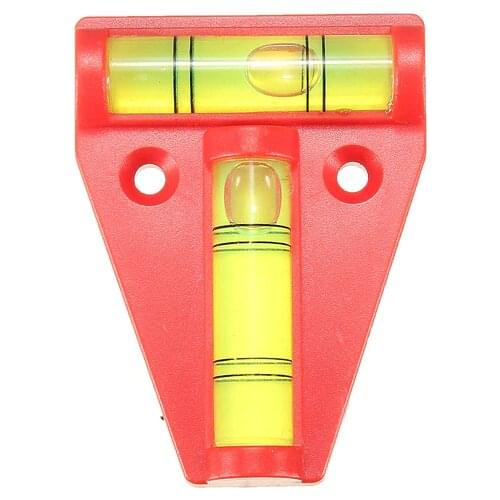 Orange Spirit Type Level Bubble Level Multipurpose 2 Way Spirit Level T Shape For Adjusting Angle Level Measuring Instrument
