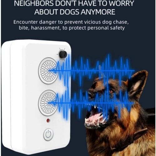 Dog Repeller Outdoor Ultrasound Repeller Anti Barking Dogs Trainings Pet Control Dog Training Device Sonic Stop Bark #5