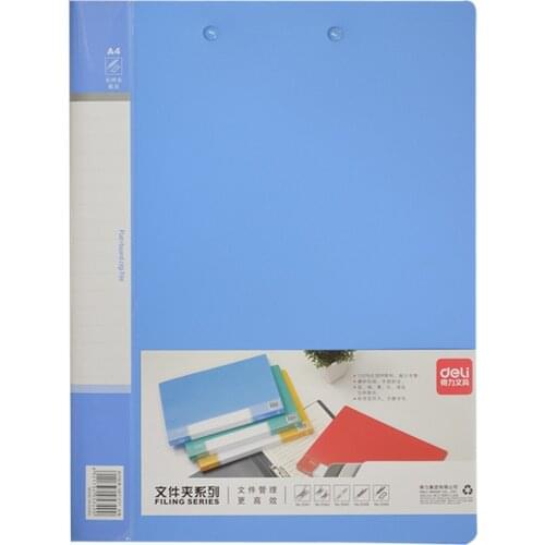 DL 5349 folders 8 inch long clip + board clip A4 folder Folder File collation Creative student office stationery Office