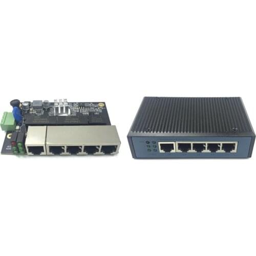Industrial Ethernet Switch Module 5 Ports Unmanaged10/100/1000mbps PCBA board OEM Auto-sensing Ports PCBA board OEM Motherboard