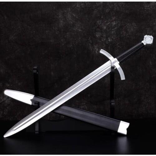 Knight Sword Weapon Prop Childrens Toy Cosplay Templar Order Performance Plastic Samurai Knife Sword Prop Outdoor Toy For Teen