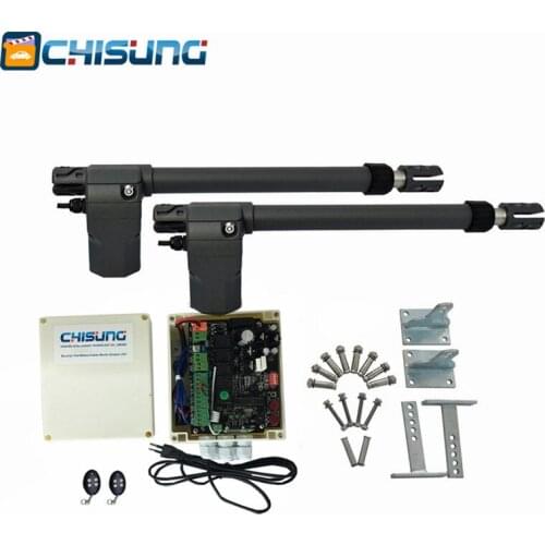 Chisung Dual Piston Electric Automatic Swing Gate Opener DC24V Linear arm automatic gate operators