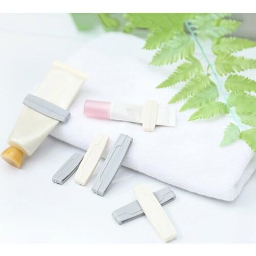Bathroom Toothpaste Dispenser Cream Tube Face Wash Squeezer Easy Squeeze Paste Dispenser Roll Stand