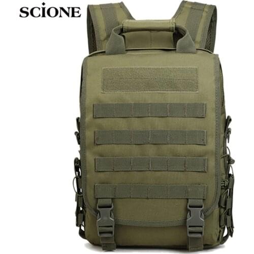 Military Tactical Backpack Hunting Assault Camouflage Bag Nylon Sport Bag for Camping Hunting Hiking Trekking Laptop Bag XA748WA
