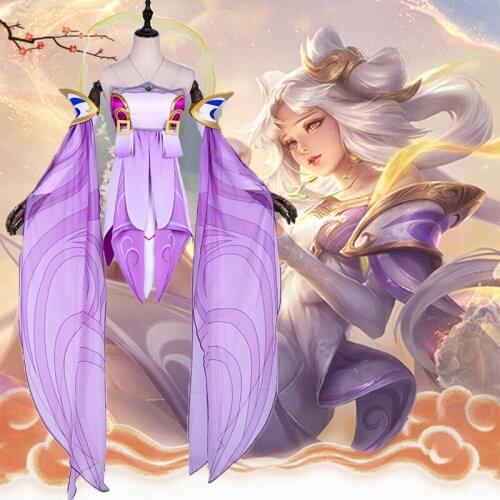 Game Arena Of Valor 5v5 Arena Game Cosplay Costumes Chang e Cosplay Dress Costume Halloween Party Women Cosplay Customized