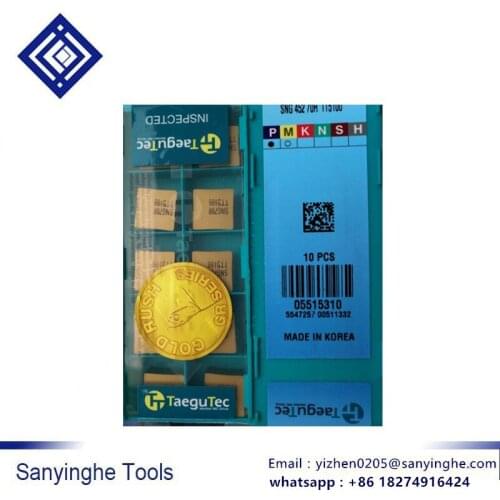 10pcs/lots SGN452 10R/20R/25R/30R/40R/50R TT5100 cnc carbide turning insert cnc blade lathe turning tool