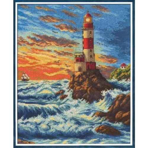 2021 Drop Shipping Needlepoint Beacon of Hope Embroidery and Cross Stitch with 100% Cotton Floss & Free Shipping for Home Decor