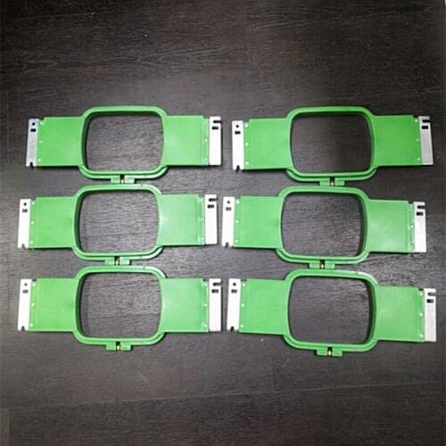 6pcs Embroidery tubular Green Tajima Embroidery Hoop Size 9cm-30x30cm total length 35.5cm Tajima embroidery frames
