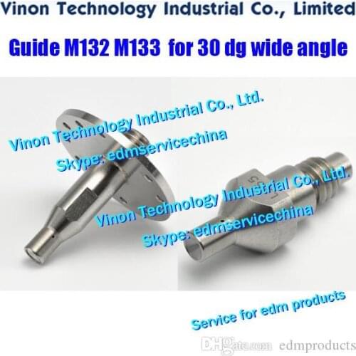 M132(J)+M133(J) Diamond Wire Guide Set Ø0.33mm For 30 degree wide angle Upper&Lower for Mitsubishi SX.SB.SZ.CX.FX.FA X053C994G52