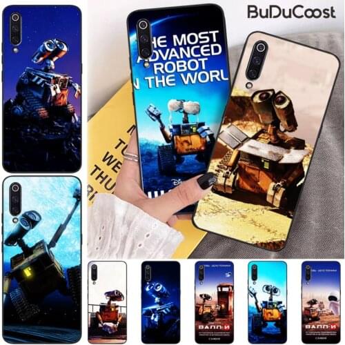Robot Walli Painted Phone Case For Xiaomi Mi 9 9T CC9 CC9E 8 SE Pro A2 Lite 6X 5 A3 A1 Max Mix 2 3