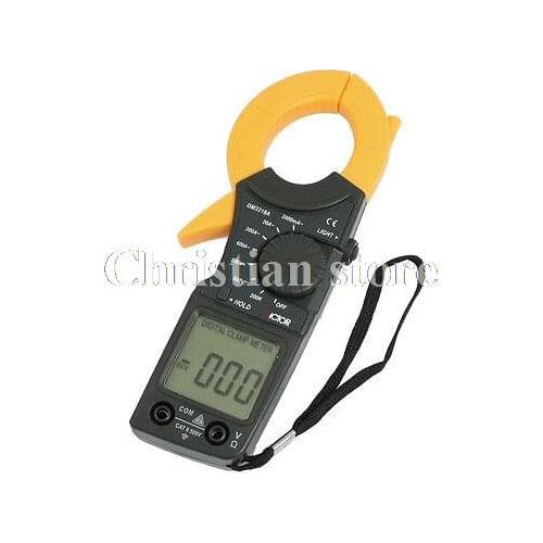 Battery Powered Voltage Current Resistance DM3218A Digital Clamp Multimeter